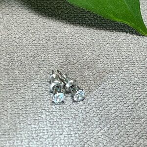 Elegant Silver Stud Earrings